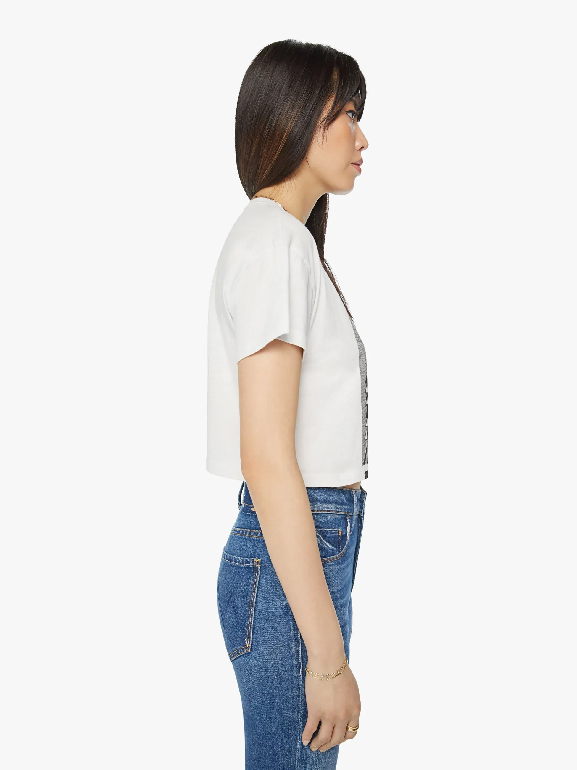 8911-944slx MOTHER The Grab Bag Crop Tee