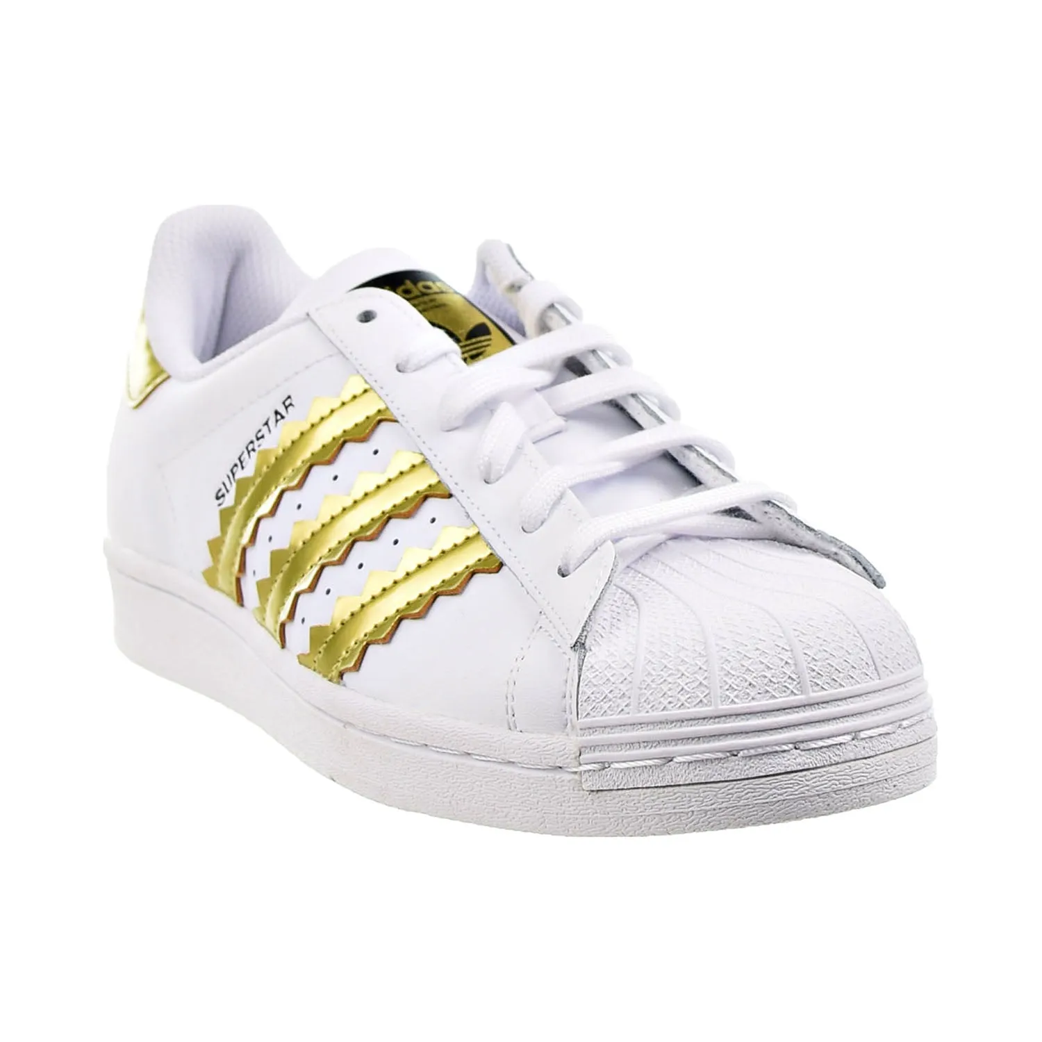 Adidas Superstar Women's Shoes Cloud White-Matte Gold-Core Black