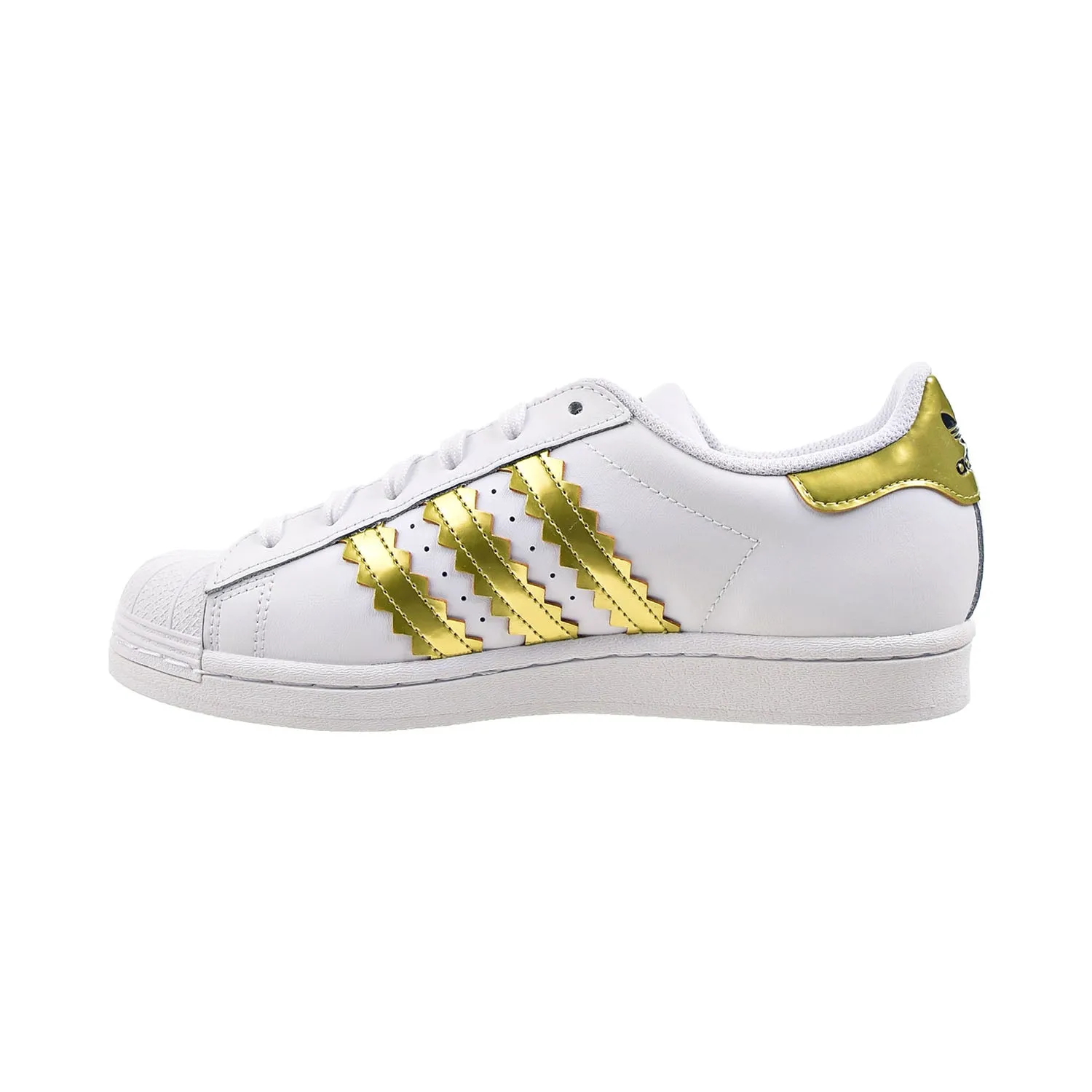 Adidas Superstar Women's Shoes Cloud White-Matte Gold-Core Black