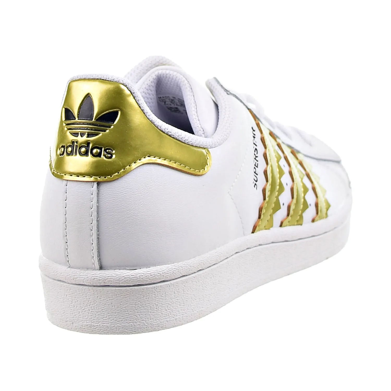 Adidas Superstar Women's Shoes Cloud White-Matte Gold-Core Black