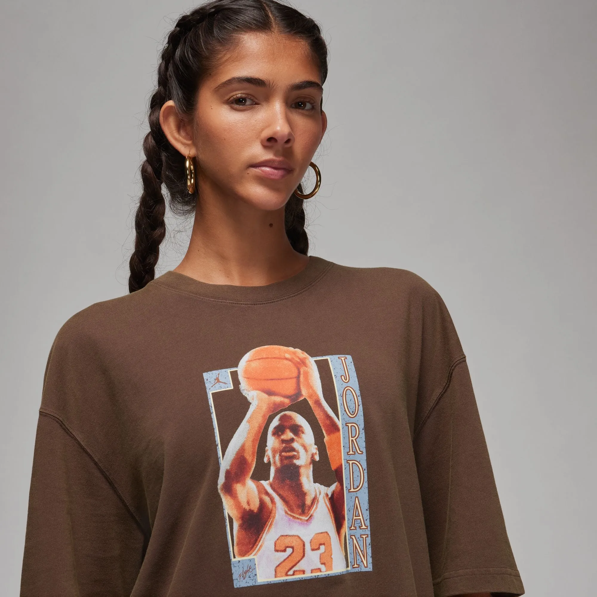 Air Jordan Womens Oversized Graphic SS Tee