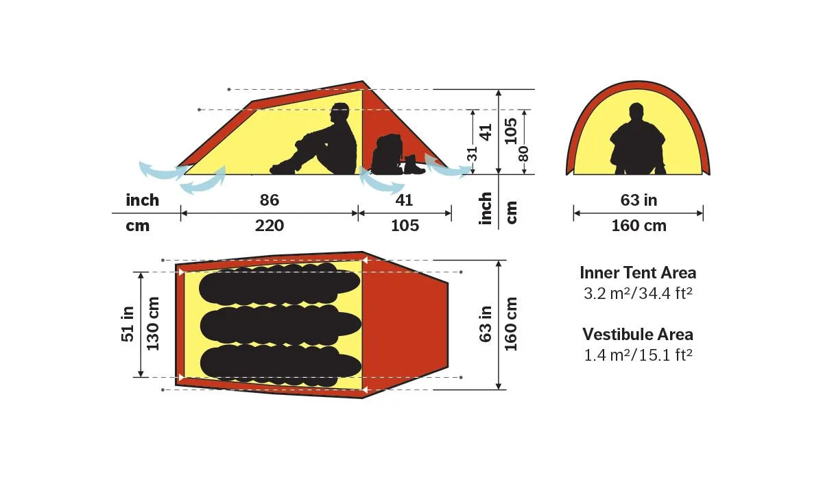 Anjan 3 Person Tent