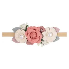 Baby Girl Flower Crown Headpiece #5