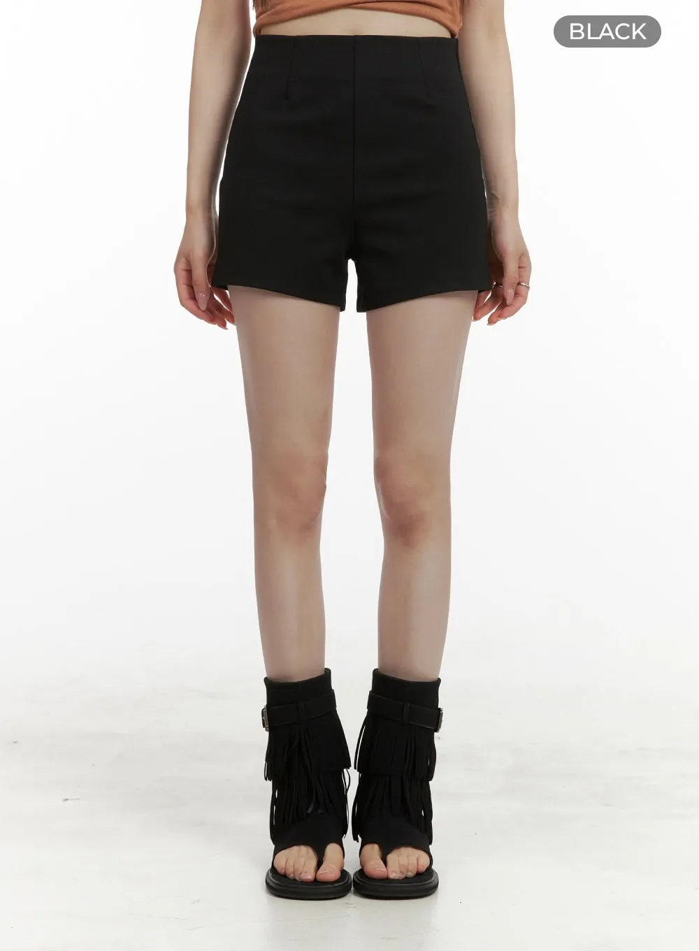 Basic High-Waisted Shorts OA425