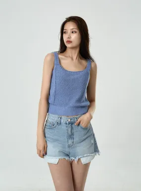 Basic Knitted Tank Top CU7