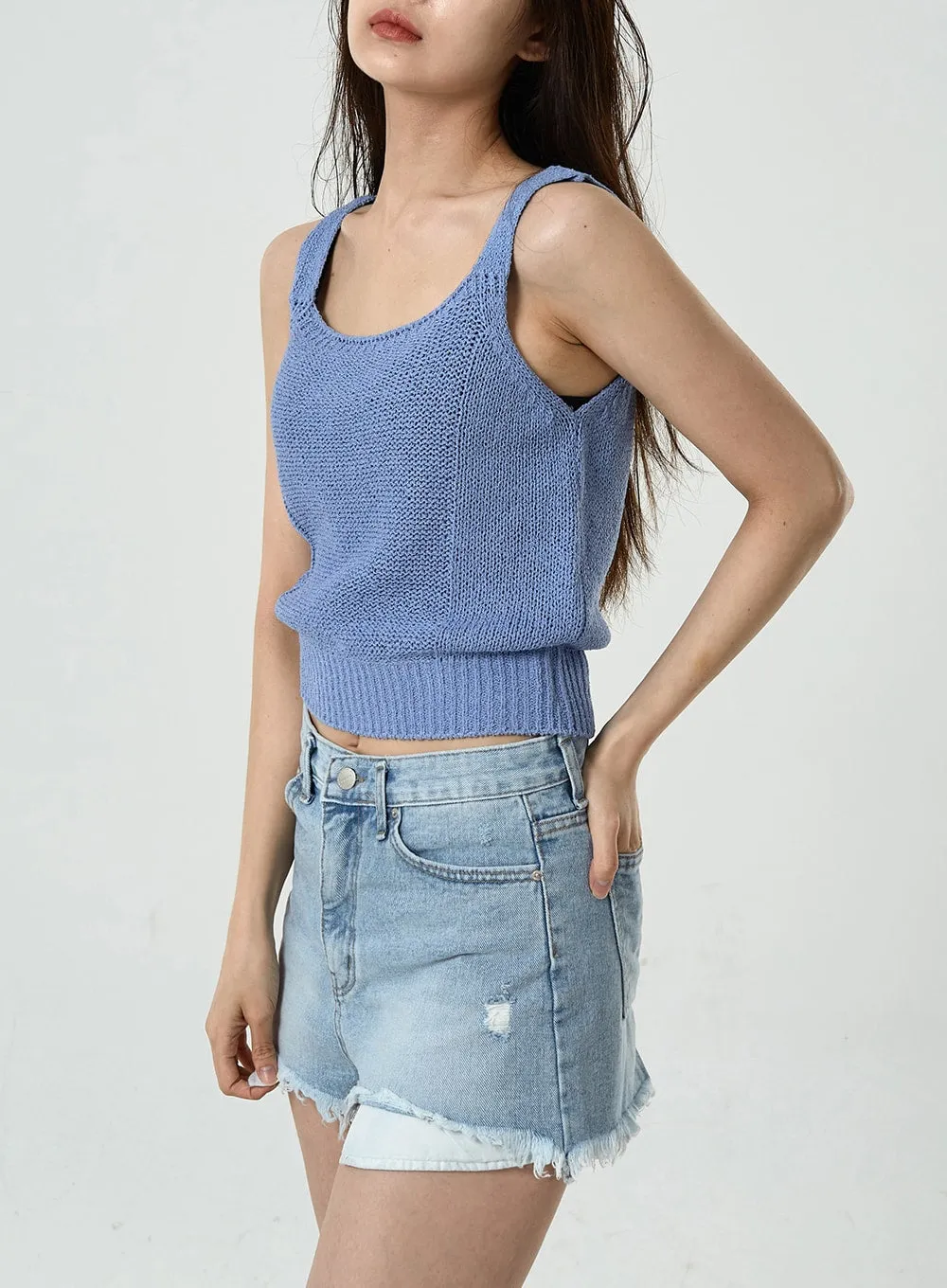 Basic Knitted Tank Top CU7