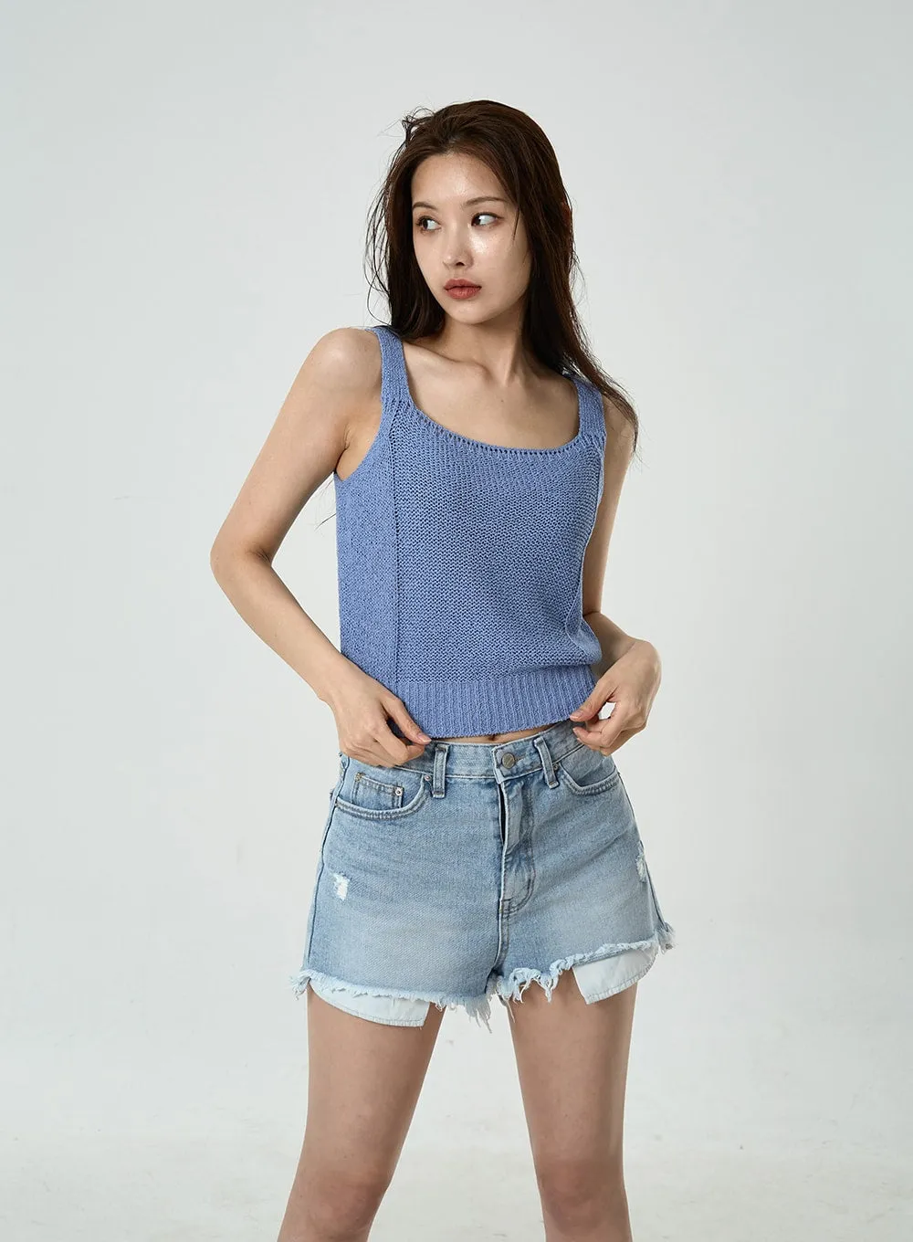 Basic Knitted Tank Top CU7