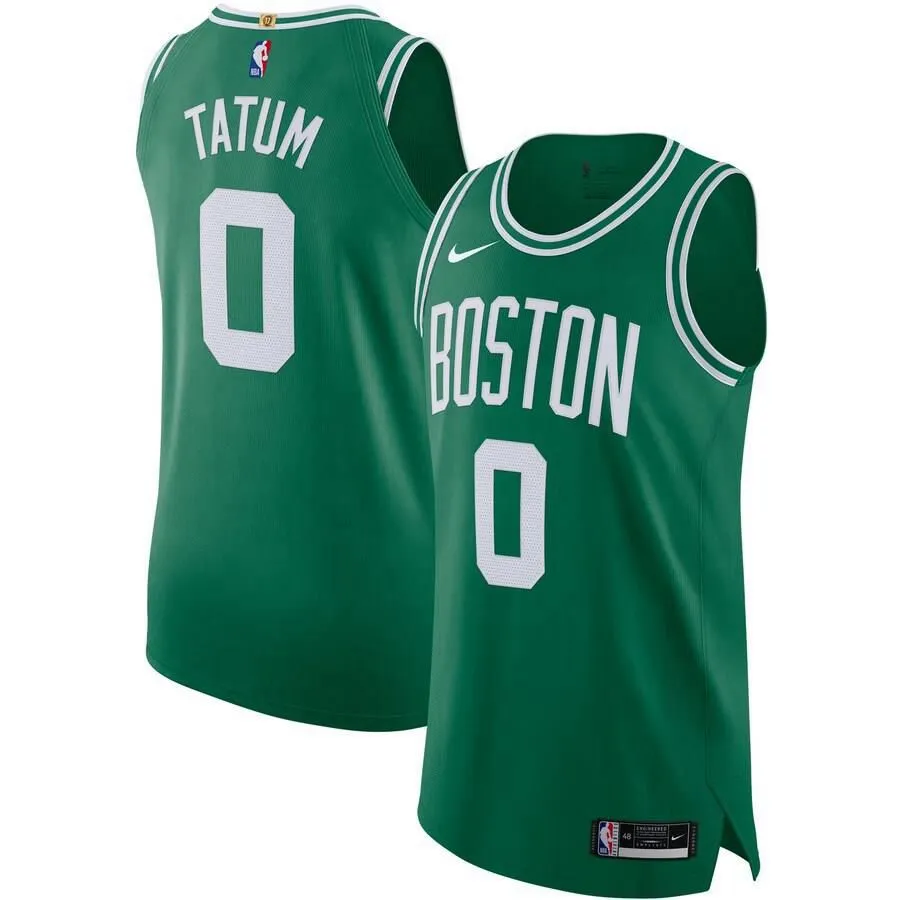 Boston Celtics Jayson Tatum Nike Authentic 2020-21 Icon Jersey Mens - Green | Ireland X3663P1