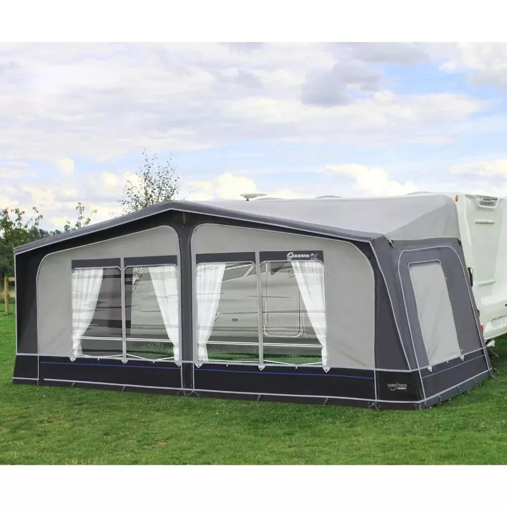 Camptech Savanna DL Seasonal Traditional Full Caravan Awning   Free Storm Straps (2024)