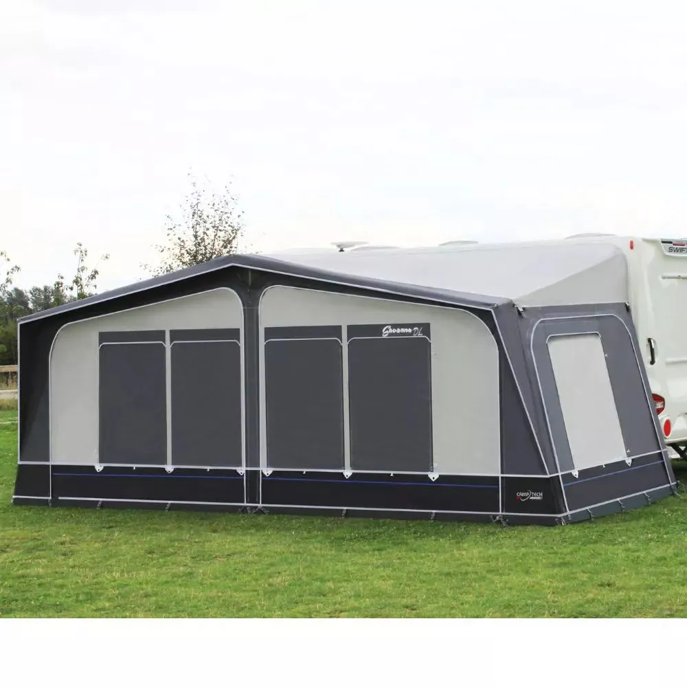 Camptech Savanna DL Seasonal Traditional Full Caravan Awning   Free Storm Straps (2024)