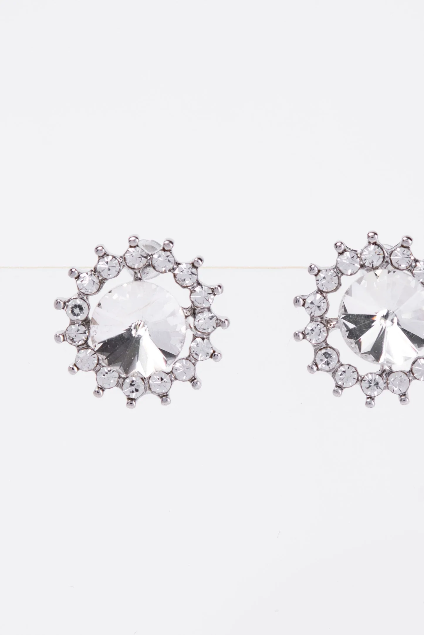 Christa Stone Flower Daisy Stud Post Earring