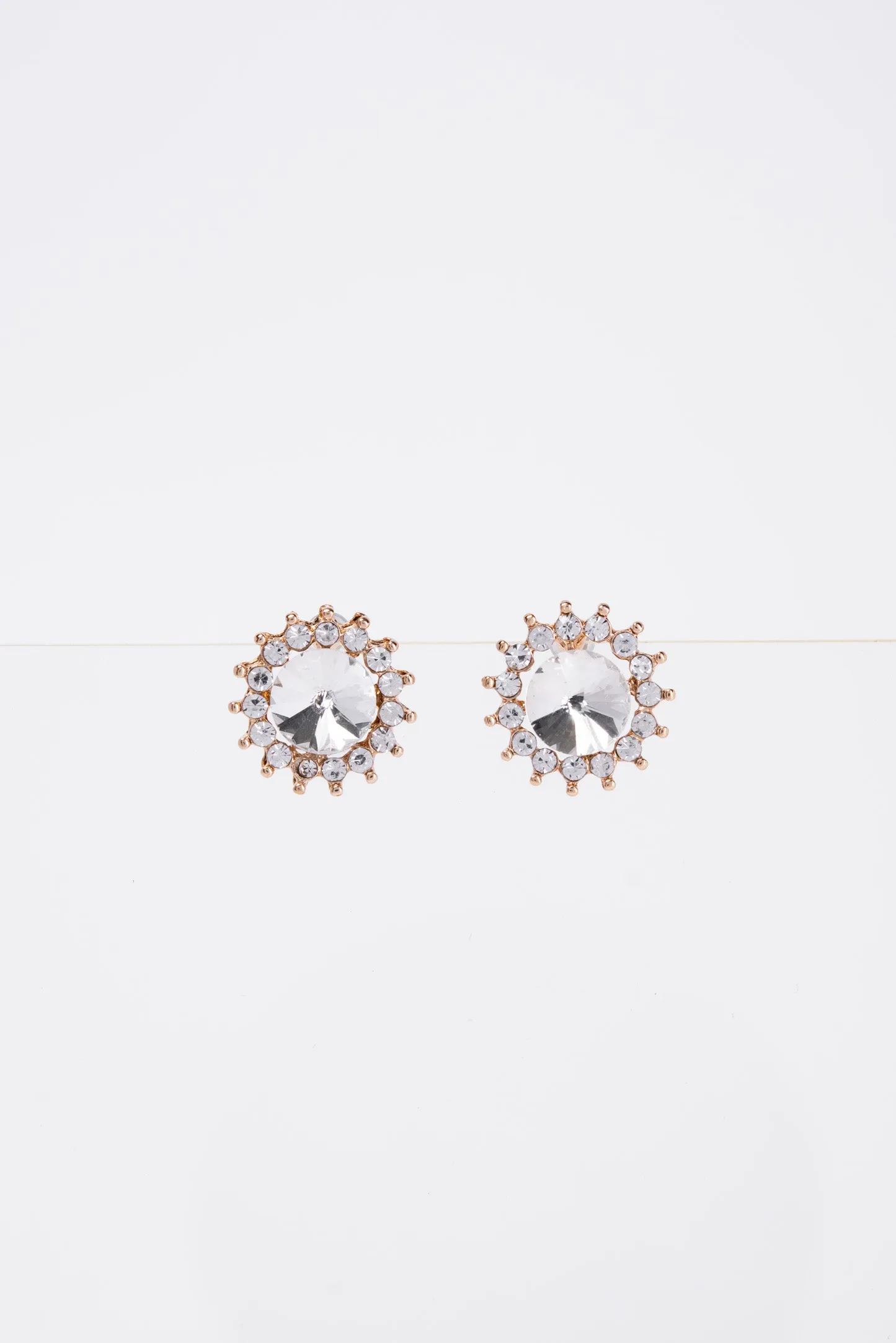 Christa Stone Flower Daisy Stud Post Earring