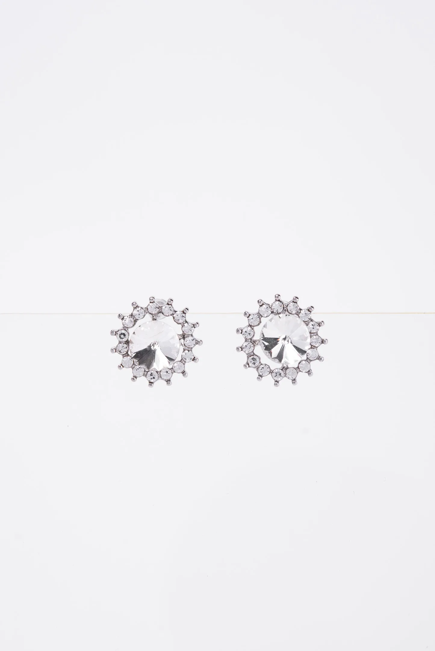 Christa Stone Flower Daisy Stud Post Earring