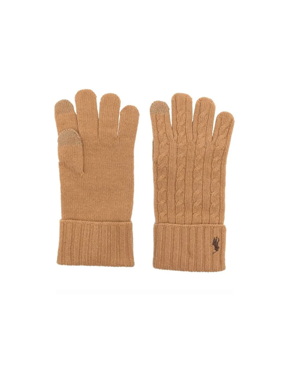 Classic Cable Glove - Camel