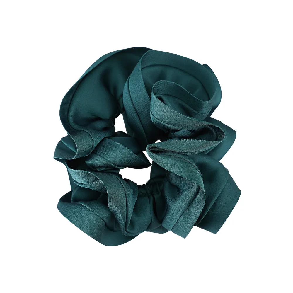 CLASSIC SATIN TRIM SCRUNCHIES .