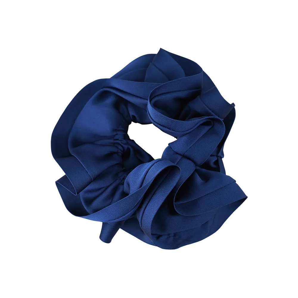 CLASSIC SATIN TRIM SCRUNCHIES .