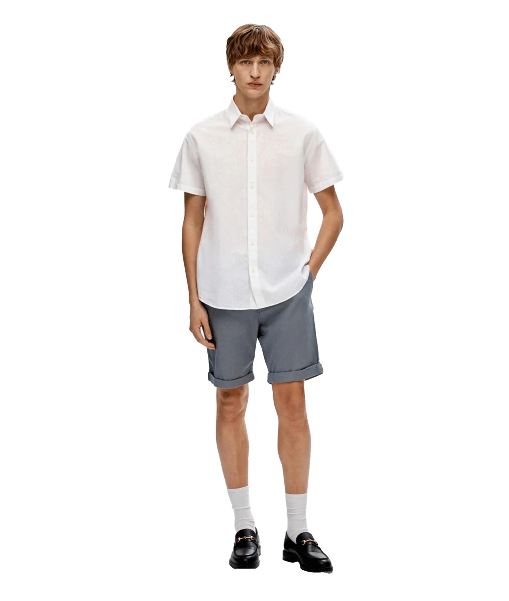 Classic Short Sleeved Shirt - White