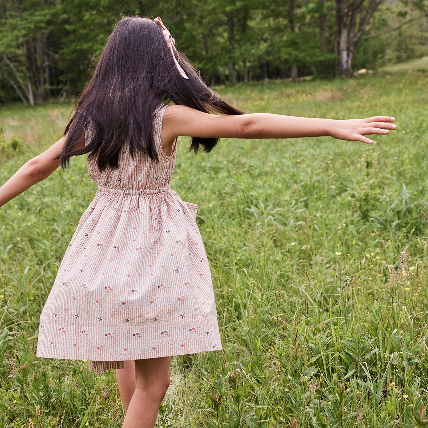 Cotton Orla Dress - Flower Ribbon