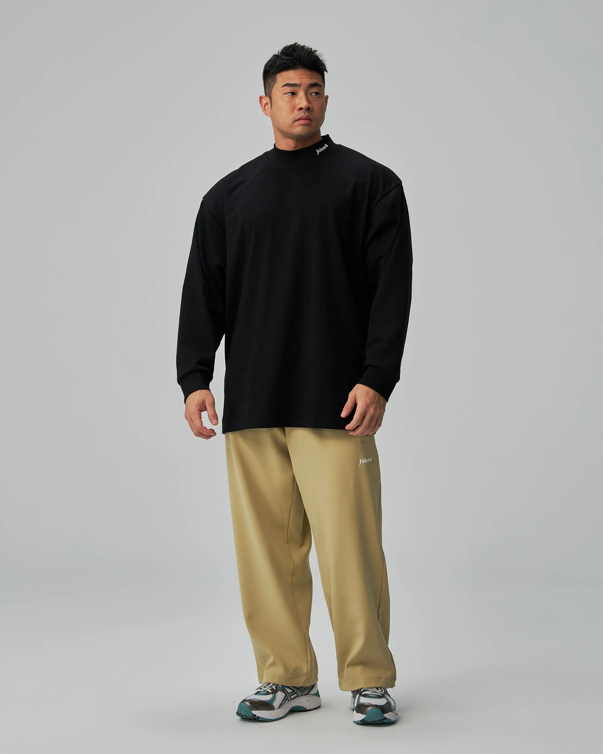 Cotton⁺ Turtleneck Oversized Long Sleeves Tee