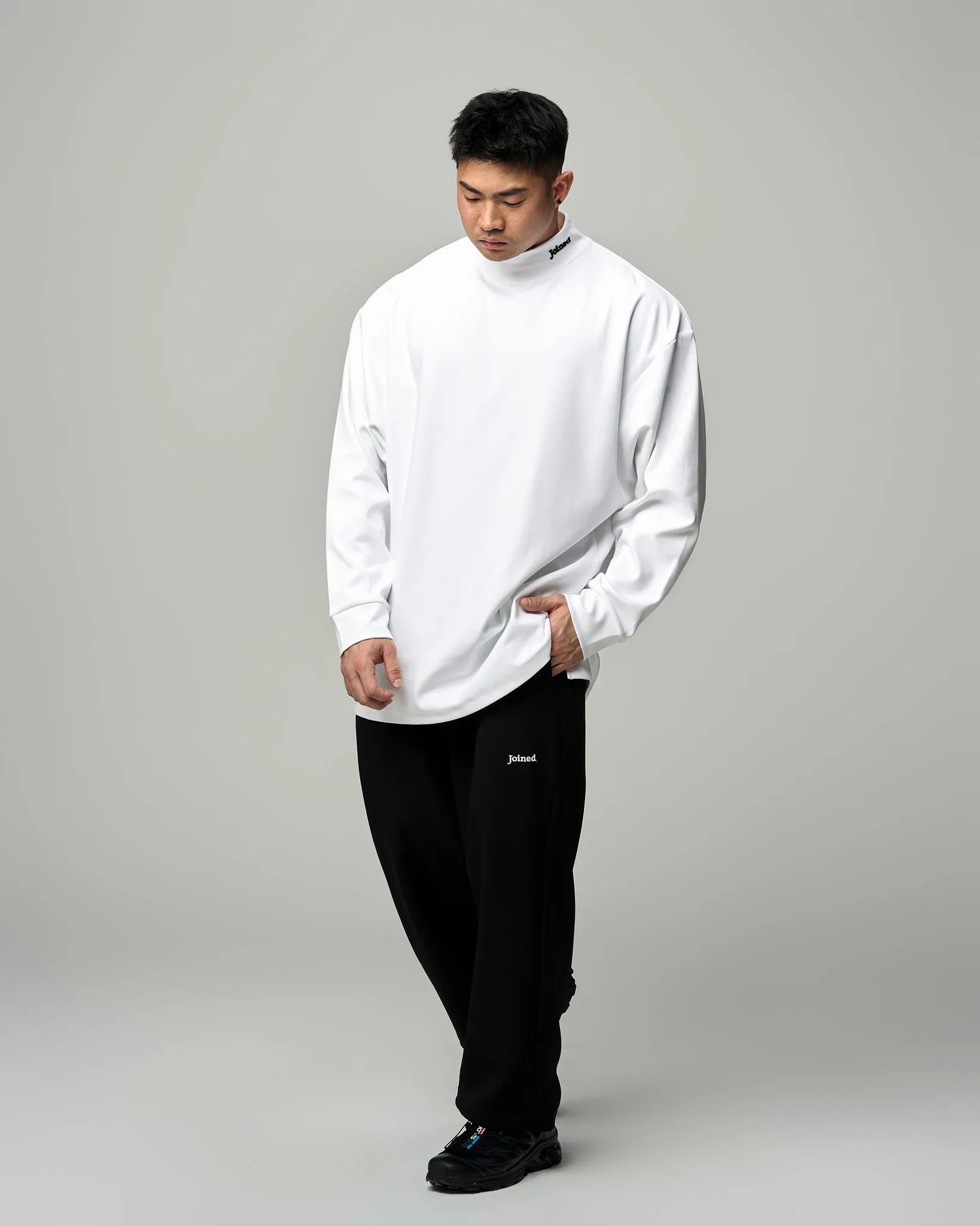 Cotton⁺ Turtleneck Oversized Long Sleeves Tee