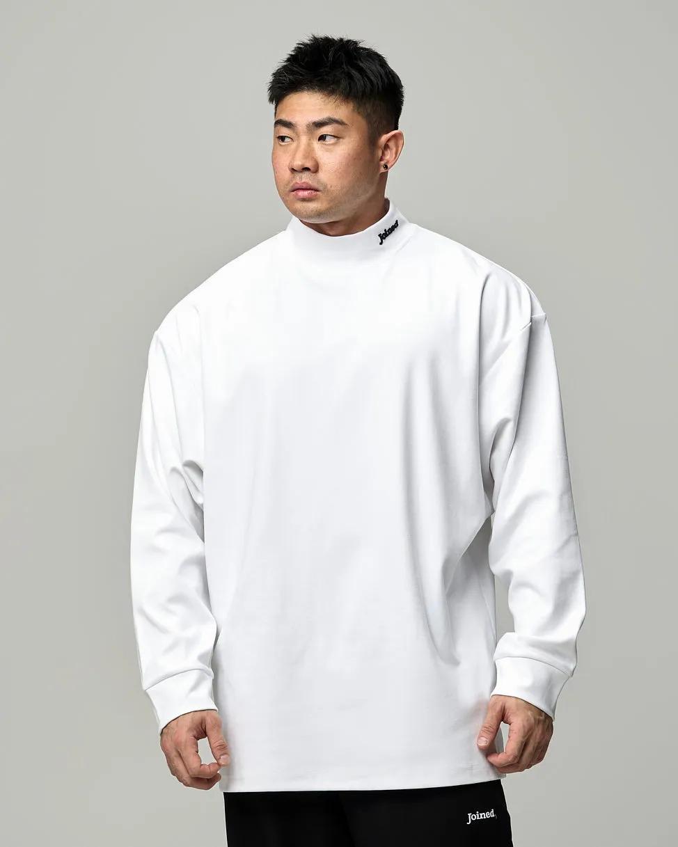 Cotton⁺ Turtleneck Oversized Long Sleeves Tee