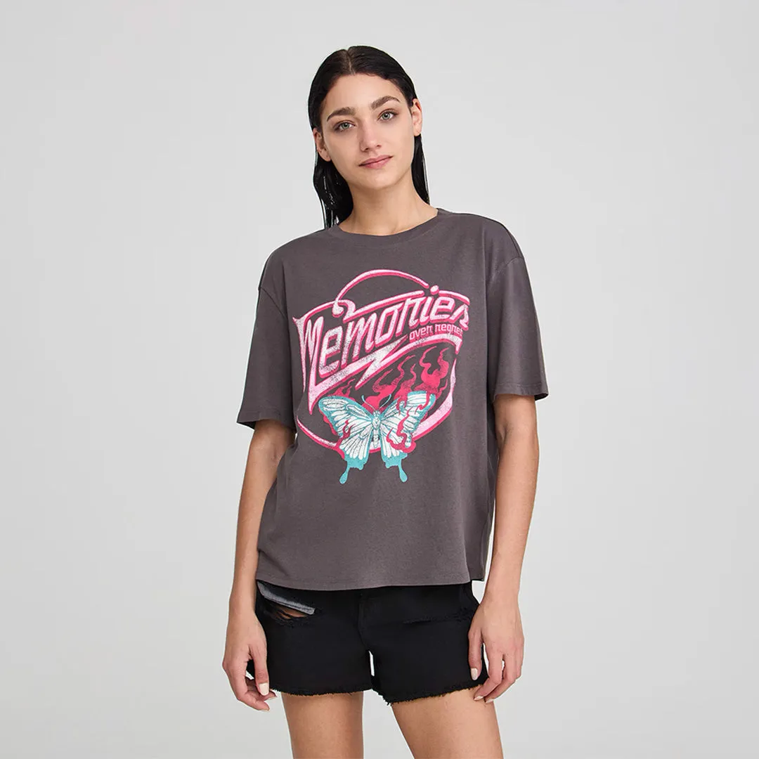 Crew Neck Short Sleeve Oversized T-Shirt