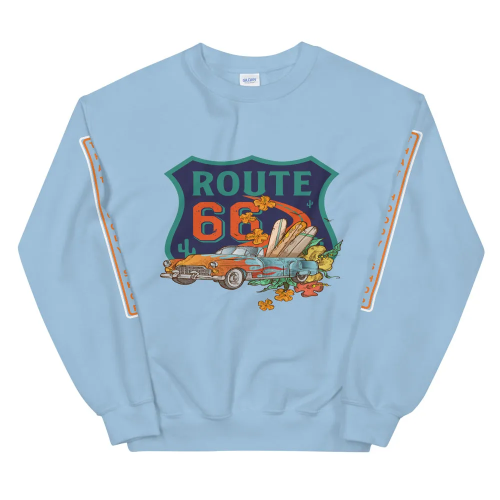 Cruisin Route 66 Unisex Sweatshirt