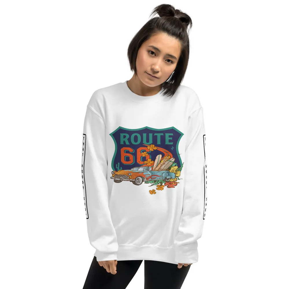 Cruisin Route 66 Unisex Sweatshirt