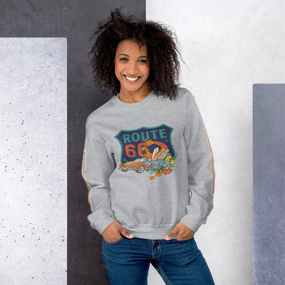 Cruisin Route 66 Unisex Sweatshirt