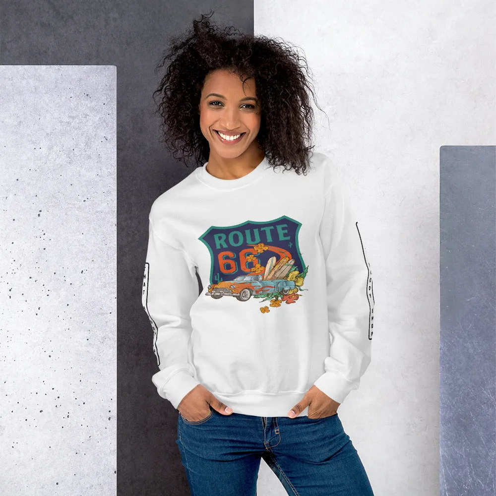 Cruisin Route 66 Unisex Sweatshirt