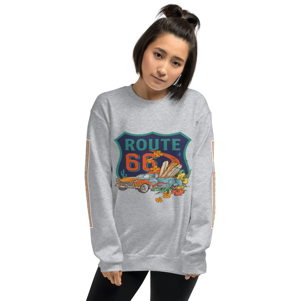 Cruisin Route 66 Unisex Sweatshirt