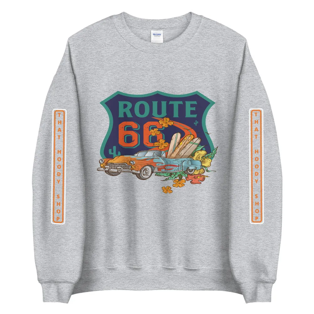 Cruisin Route 66 Unisex Sweatshirt