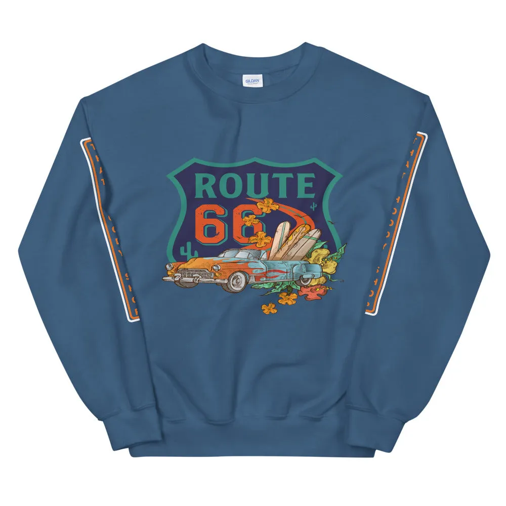 Cruisin Route 66 Unisex Sweatshirt