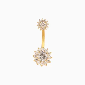 Dazzling Sun Flower Belly Ring