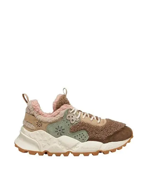 Flower Mountain Womens Kotetsu Trainers Beige / Pink