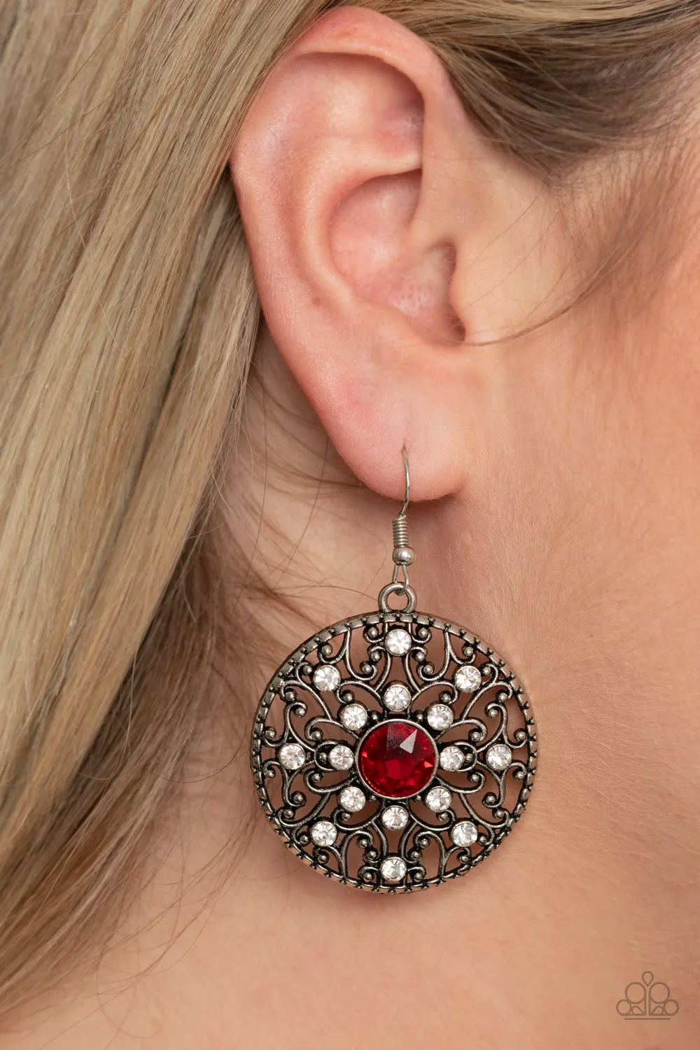 GLOW Your True Colors - Red Earring