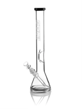 GRAV® Large Black Accent Beaker Base Water Pipe