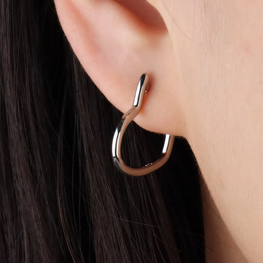 Heart Hoop Earrings