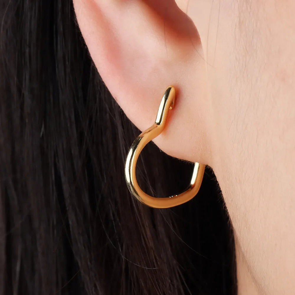 Heart Hoop Earrings