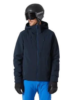 Helly Hansen Men's Alpha 4.0 Insulated Waterproof Ski Jacket (Navy)