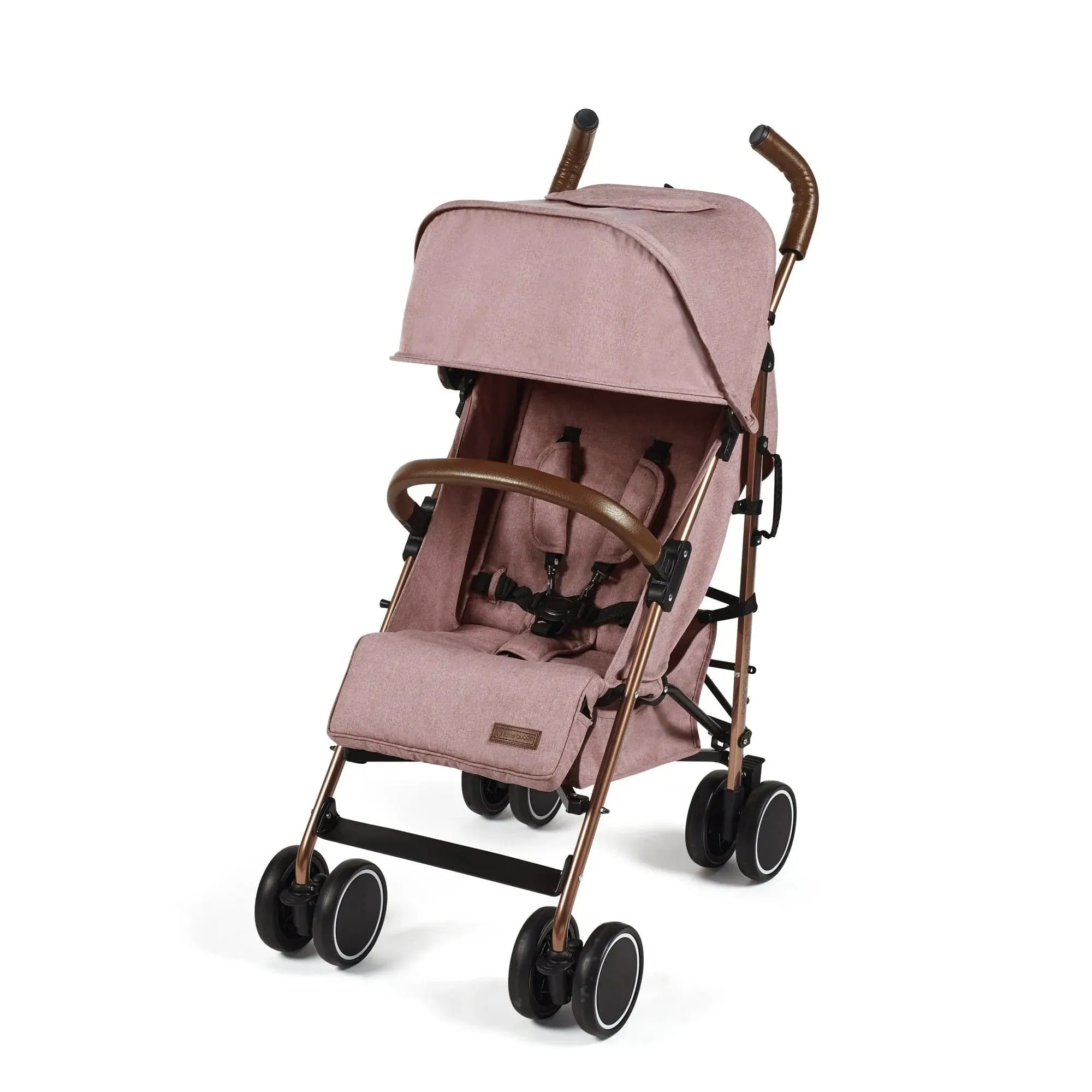 Ickle Bubba Discovery Stroller, Max Bundle - Rose Gold / Dusky Pink / Tan