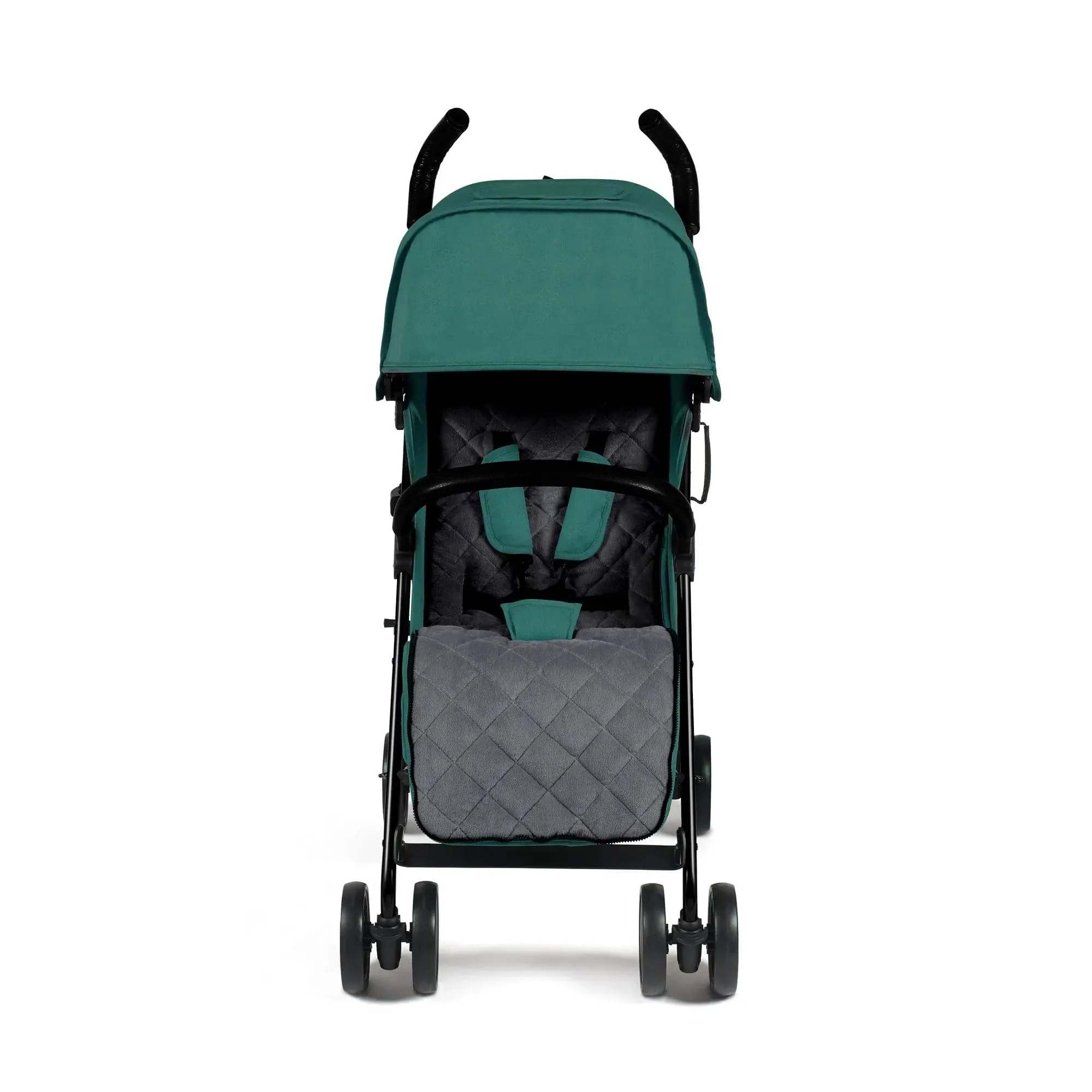 Ickle Bubba Discovery Stroller, Prime Bundle - Matt Black / Teal / Black