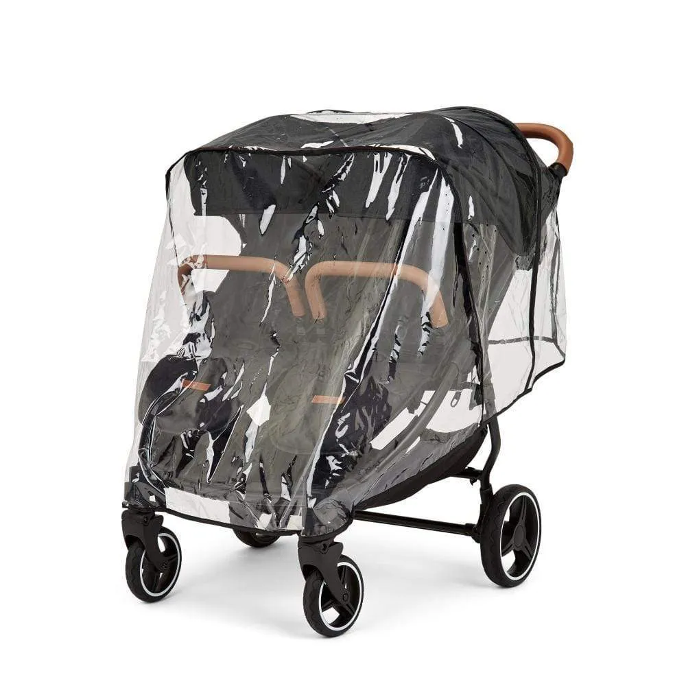 Ickle Bubba Venus Prime Double Stroller - Black / Black / Tan