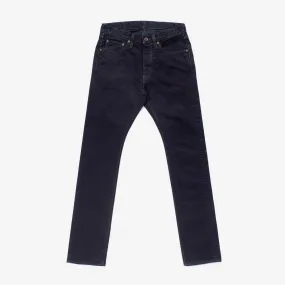 Iron Heart - 14oz IH-555S-142OD Selvedge Denim Slim Tapered Jeans - Indigo Overdyed Black