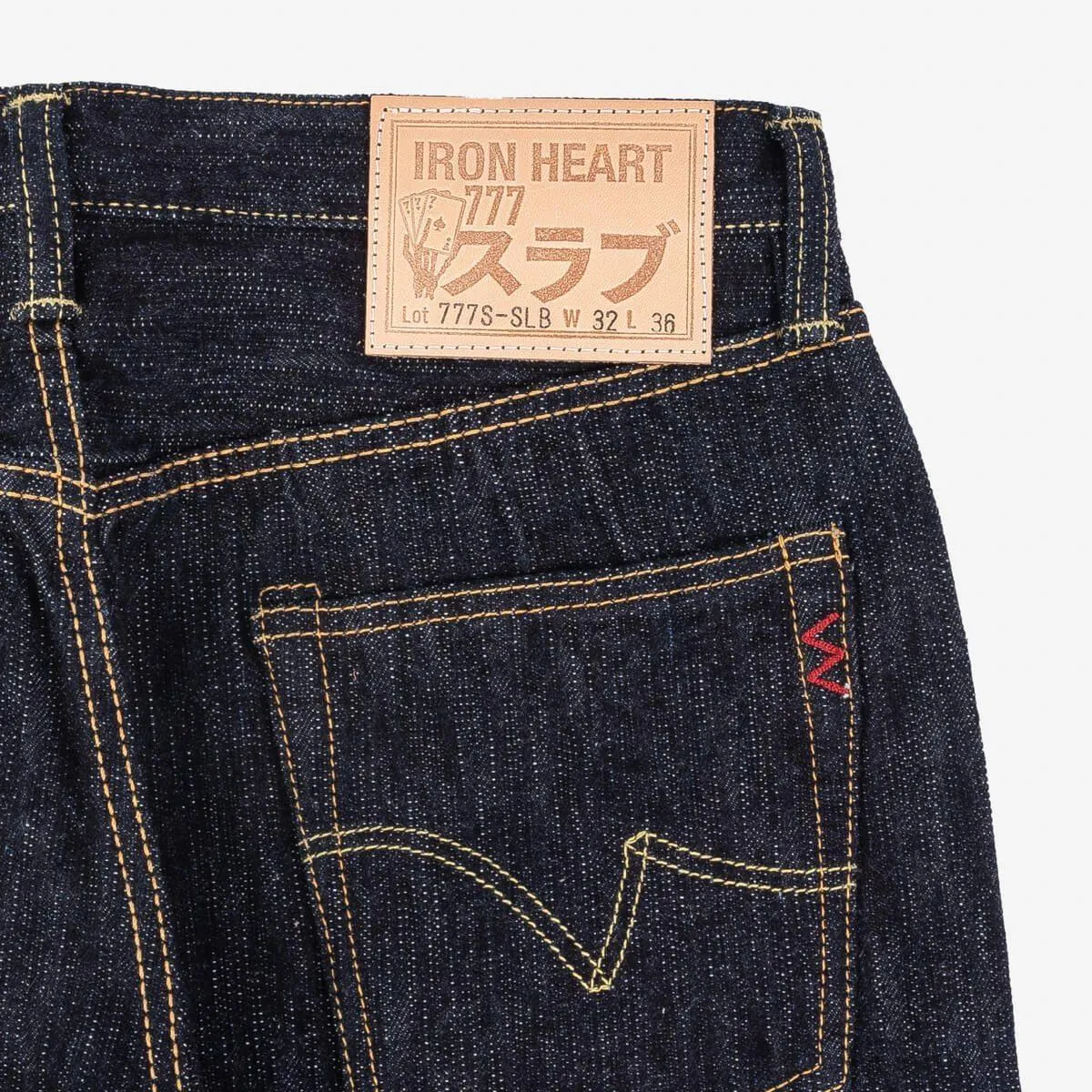 Iron Heart - IH-777S-SLB - 16oz Slubby Selvedge Denim Slim Tapered Cut Jeans - Indigo