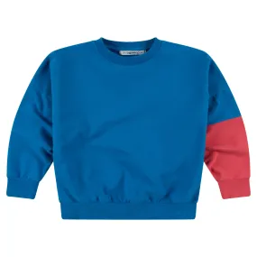 Kinder Sweater Oversized Paradise Pink / Skydiver