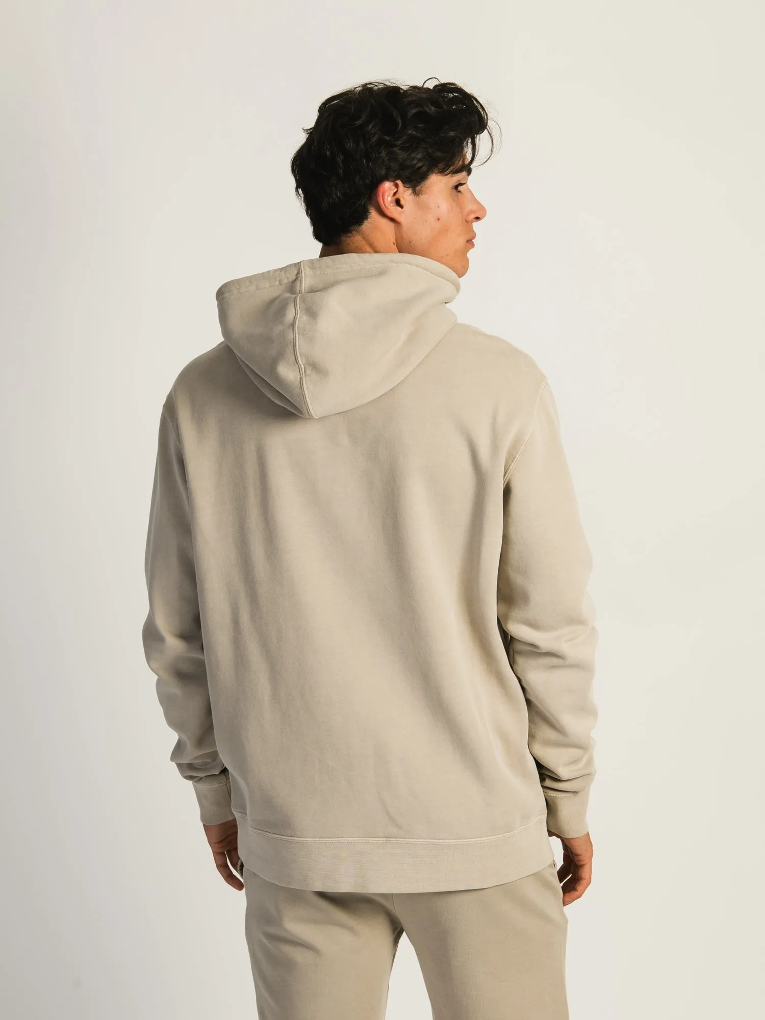 KOLBY PARKER GARMET DYE HOODIE - OATMEAL