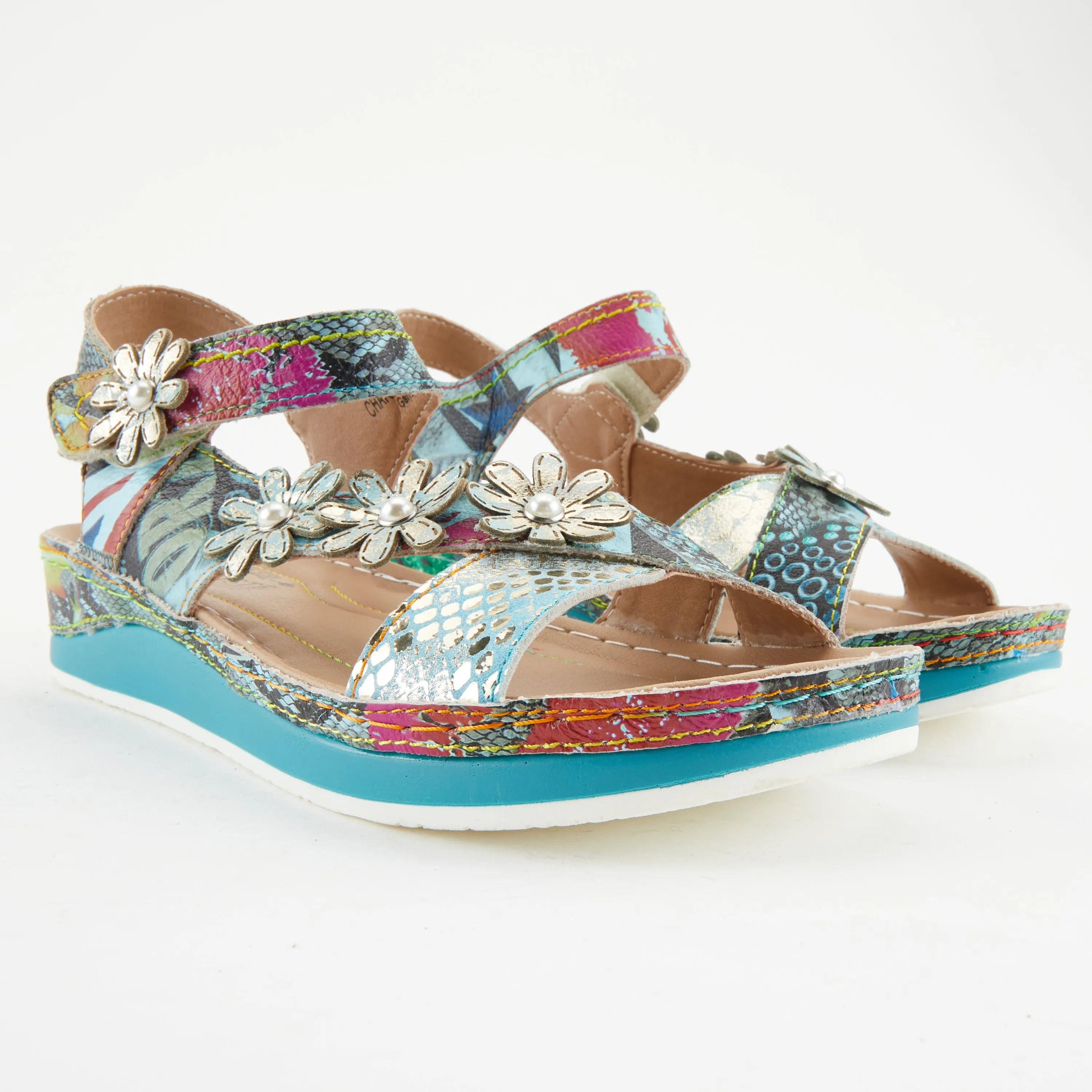 L'ARTISTE CHARLEEN ANKLE STRAP SANDALS