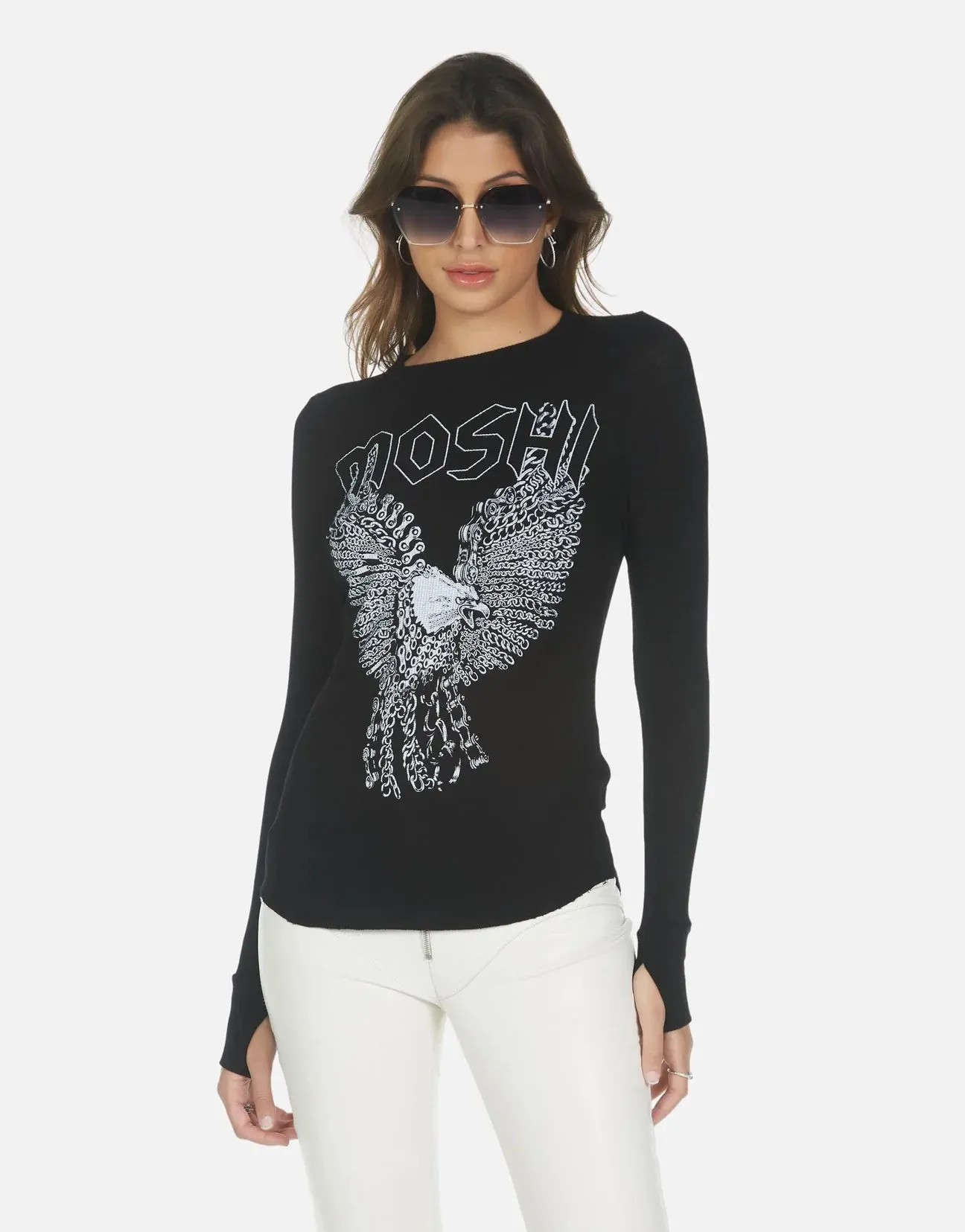 Lauren Moshi Mckinley Moshi Eagle Thermal Top