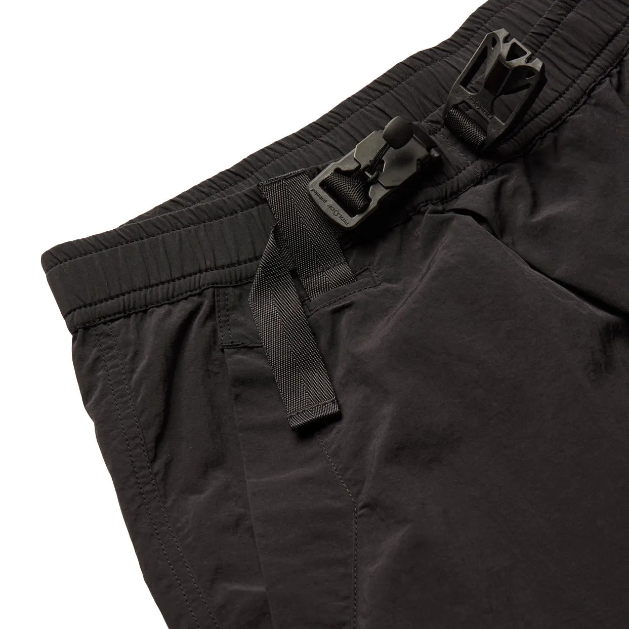 Maharishi Men Veg Dyed Asym Cargo Track Shorts Black